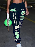 Fongt And Winter Explosion Of Women's Clothing 2025 New Printing Fashion Loose Waist Sports Leisure Harun Pants Women