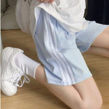 Fongt Cotton Super Fire Sports Shorts Female 2023 Summer Korean Version Of Students Loose And Thin Wide Foot Five Split