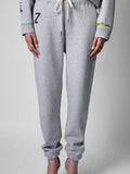 Letter Cotton Pants Women 2023 Spring Autumn Drawstring Sprot Pants Trousers Casual Classic Streetwear Sweatpants
