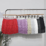 Fongt Tassel Dress Girl Autumn Design Small Babes Dance Irregular A Short Skirt 9039