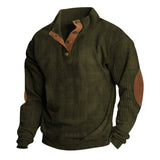 Fongt And Winter New Men's Outdoor Jacket Corduroy Leisure Collar Long Sleeves