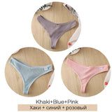Cotton G-string Panties Women's Underwear Sexy Panties Female Underpants Thong Women Solid Color Pantys Lingerie