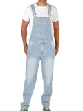 Retro Design Sense Jeans Overalls Men Straight Tube Loose Overalls Jumpsuit-Outfit