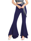 High Waist Bell Pants Flare