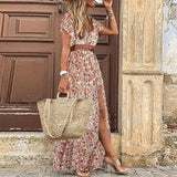 Hot Style Hot Selling Women's Fashion Bohemian Style V-Outfit