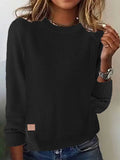 Fongt Sheintemu Autumn And Winter Round Collar Long-Sleeved Women's Sweater New