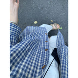 Fongt Plaid Shirt Women 2025 Spring And Autumn New Loose Lazy Trinkets Coat