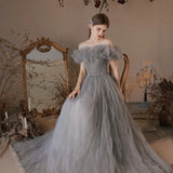 2025 New Spring Fairy Temperament Engagement High-End Design Student Art Exam Host Banquet Evening Dress Dress Dress