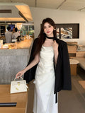 Fongt Xixi 2025 New Retro Long Sleeve Small Suit Short Jacket Loose Casual Suit 86052