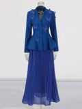 Elegance Elegant Style Suit 2025 Summer New Butterfly Suit Jacket + High-Waisted Half-Dressed Dress