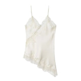 Fongt Women's 2025 Summer New Fashion Sexy Lace Decoration Underwear Blouse 5919105