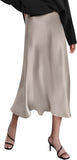 Fongt Waist Thin Long-Skinny Vinegar Slid Half Skirt 2025 New Bag Of Fish Tail A-Word Dress