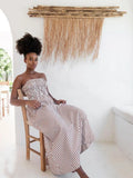 Fongt Summer New Breastless Backless Temperament To Take The Craft Elegant Ladies Dress