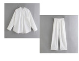 Women Simply Solid Green Color Pockets Casual Straight Pants Female Chic Elastic Waist Lace Up Summer Long Trousers