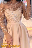 Women Elegant Embroidery Lace Party Dress Autumn Fashion O-Neck High Slit Long Dress Ladies Sexy Backless Beach Dresses