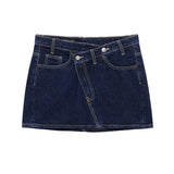 Fongt Miniskirt 2025 Spring Packed Assymmetric Single-Dunk Repaired Half-Bidden Dress Girl