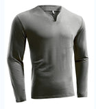 Fongt New Hot Fitness Plus-Size Sports T-Shirt Men's Elastic Comfortable Long-Sleeved Autumn