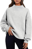 Fongt Fashion Casual Velvet Dress Women's Thick Half-High Collar Loose Women's Clothing In Autumn And Winter 2025