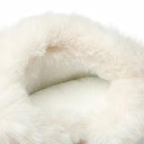 Women's Faux Fur Ankle Boots Chunky Platform Waterproof Snow Boots Women Silver Thick Plush Warm Winter Boots Shoes Woman 43-Outfit
