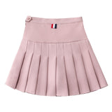 Fongt Skirts 100 Folded Skirt Spring And Autumn High Waist 2025 New Half-Dress Summer Large Size A Grid Short Student Skirt Girl