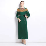 Fongt Heavy-Bike Squint Cloak Patch Folded Loose Dress