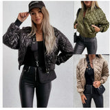 Fongt And Winter New Fashion Solid Color Short Zipper Jacket Cotton Suit