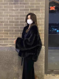 Fongt Imitation Fox Fur Wool Green Fur Coat Female Senior Feeling Super Good-Looking Hairy 2025 Autumn And Winter New