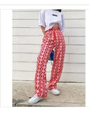Tie-dye Casual Pants 2022 New Summer Women's Loose Wide-leg Pants Trousers High-waist Straight-leg Pants Joggers