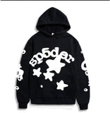 Fongt 2025 Spoder Spider Web Print Hooded Hooded Hooded Hooded Casual Loose New