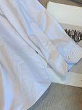 Style Turn Down Collar Blouse Spring Print Heart Button White Long Sleeve Blusas Harajuku Unisex Loose Lip Shirt Women-Outfit