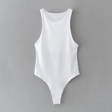 2024 New Ins Style Sexy Tight-Fitting Vest Women's Sleeveless Jumpsuit Trend-Outfit
