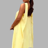 Fongt Summer New Temperament Women's Collage Wrapped Breasts Sexy Party Dress