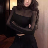 Fongt Temperament Sweet And Spicy White Hook Flower Hollow Skirt Folded Lace A Short Skirt