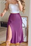 Tank Split Skirt Solid Two Piece Set Summer Beach Slim Skirt And Sleeveless Tops Suit 2023 Women Sexy Skirt Two Piece
