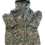 Fongt Women's Ins Camouflage Long-Sleeved Zipper Pocket Hoodie Jacket