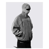 Fongt Trendy Single Cap Long Zipper Open Eye Hat Design Hooded Zipper Full Face Zipper