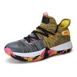 Breathable Basketball Shoes Man's Shockproof High Top Sneakers Cushioning Sport Shoes Outdoor Training Jordan Ankle