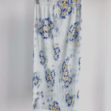 Fongt Folds 2025 Spring And Summer New High-End Slimy Skirt Design Dopamine Broken Flower Wrinkles Half Skirt