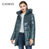 2022 Women's winter jacket new long warm beige down parka coat Women fashion collection outwear Female elegant jacket