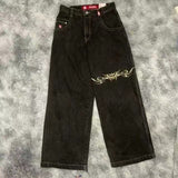 E-Commerce Street Clothing Jeans Y2K Pants Hip-Hop Embroidered Jeans Loose Jeans Harajuku-Outfit
