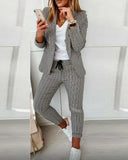 Fongt New Lattice Casual Suit Suit Suit Suit Women's Clothing