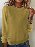 Fongt Sheintemu Autumn And Winter Round Collar Long-Sleeved Women's Sweater New