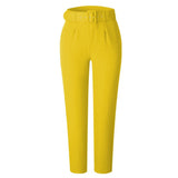 Fongt Women's Spring And Summer High-Waisted Leisure Trousers Slim Slimming Suit Trousers Ladies Trousers Autumn Professional Pants