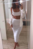 neon ribbed knitted women two piece matching co ord set crop top midi skirt sexy festival party 2023 summer