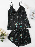Summer Sexy Ice Silk Pajamas