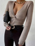 Fongt And Winter Jacket Women's Sweater Explosion Of The Girl's Knitted Shirt Solid Color Bottom Top