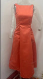 Fongt Summer New Sexy Silk Face A Word Shoulder Sleeveless Asymmetric Dress-Outfit