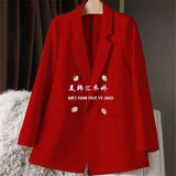 Fongt And Autumn Small Suit Jacket Women 2025 New Korean Version Of The Relaxed Leisure Net Red Suit Women's Top