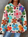 Fongt New Hooded Jacket Digital Print Casual Women's Hoodie