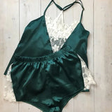 Pajamas Set Lace Trim